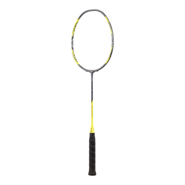 Yonex Badmintonschläger ARC Saber 7 Pro #22 (ausgewogen, mittel, Made in Japan) grau/gelb - unbesaitet -